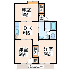 八反田入口 徒歩3分 2階の物件間取画像